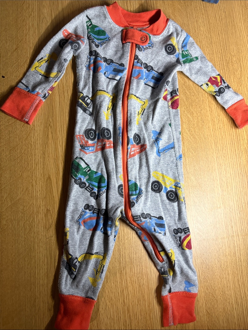 Hanna Anderson construction onesie